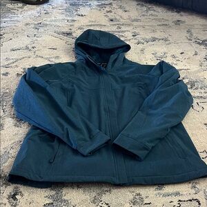 Women’s Teal Hooded Jacket